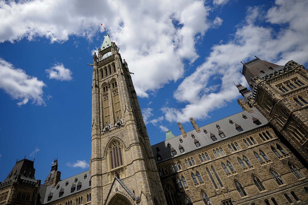 A photo of the Peace Tower